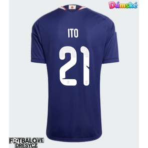 Japonsko Hiroki Ito #21 Dámské Domácí Dres MS 2026 Krátký Rukáv Japonsko Hiroki Ito #21 Dámské Domácí Dres MS 2026 Krátký Rukáv